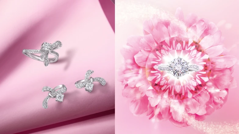 以交織緞帶繫起珍貴情感，Peonia Diamond彼愛麗鑽石全新「Affinity系列」，用牡丹花般盛放的璀璨鑽石，珍藏你的動人情意