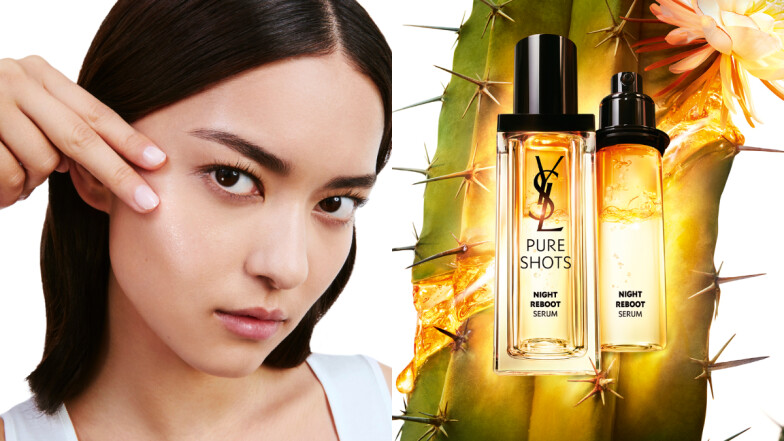 2024保養大勢「微酸穩膚」直奔平滑嫩亮高速通道!YSL「極效活萃夜光仙人掌超級精華」全新升級,天天為肌膚修護拋光,透亮美肌迎接新年!