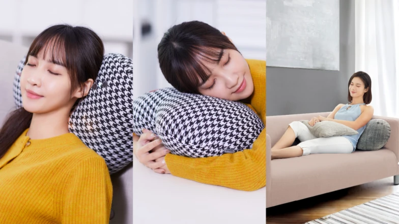 年末聖誕紓壓送禮首選 OSIM愛心暖摩枕，會按摩的抱枕，傳遞幸福療癒