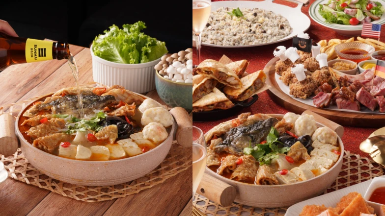 金色三麥攜手林聰明沙鍋魚頭，推新春限定「沙鍋魚頭啤酒鍋」，啤酒香讓湯頭濃郁指數飆升