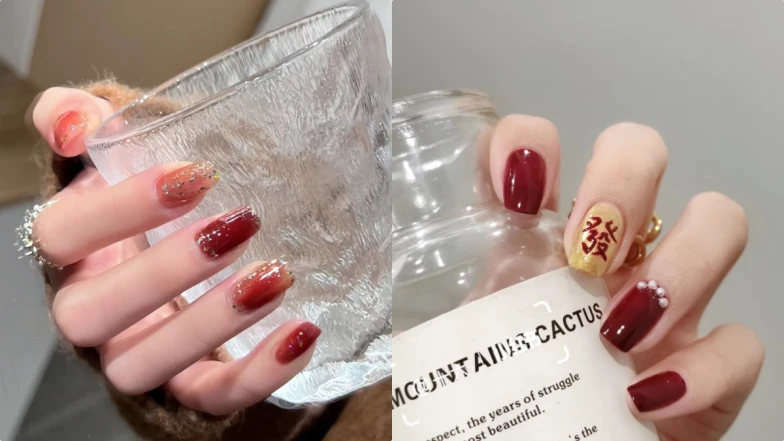 2024開運紅美甲20款提案！「紅指甲玄學」讓好運與桃花都滾滾來