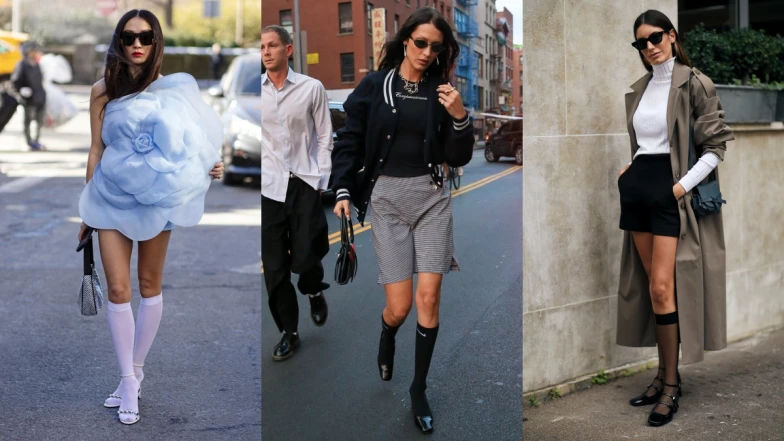 2024超紅小腿襪怎麼穿?5招穿搭公式輕鬆駕馭,百褶裙是必備