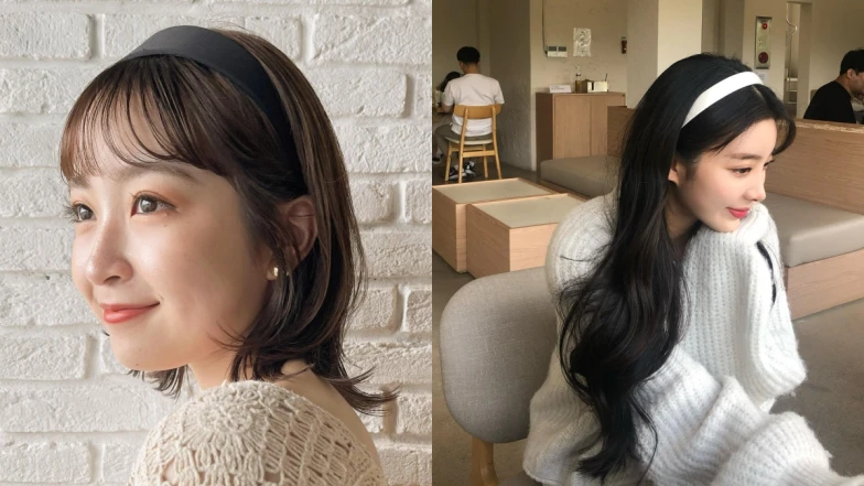 2024春夏髮型推薦:髮帶/髮箍長短髮這樣搭,露出五官清爽不怕大風吹!