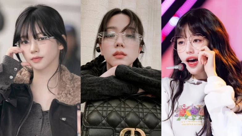 Jisoo時裝週也戴了！Somi、張員瑛都愛上「質感無框眼鏡」，書呆子時尚來臨！