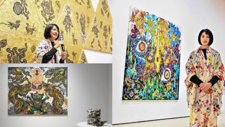 小松美羽「聖 • 悟 Sense of Sacredness」個展,大和諧生命論,平等靈魂的神聖儀式覺醒