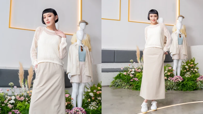 UNIQLO推出女神節特別企劃 春夏女裝新品美麗登場，推薦六大必收款式與三大聯名新品，跟著時尚名人李函掌握輕盈感X舒適度不敗公式，線上線下聰明買輕鬆搭 穿出美一刻！