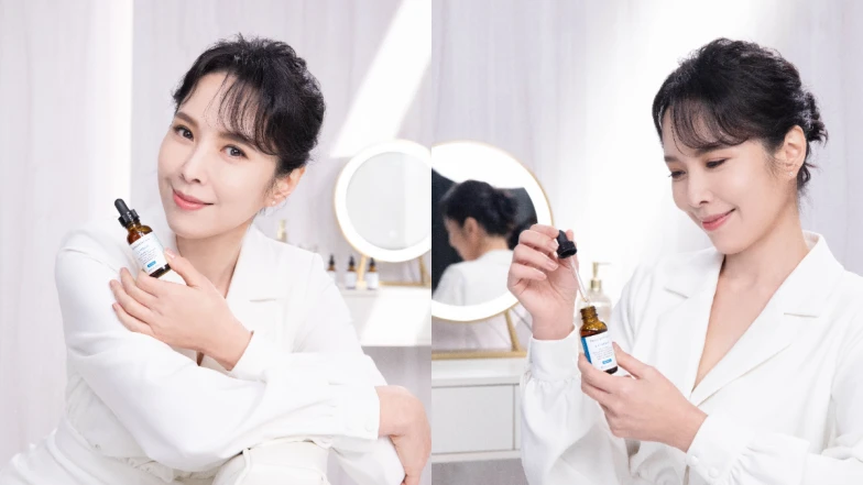 零瑕逆齡發光肌！女神天心日常保養跟搭配科學美容都用它—全球NO.1頂級科學護膚品牌「修麗可」的CE抗氧化精華！