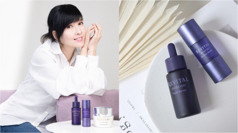 凍齡女神周慧敏私藏保養法！REVITAL莉薇特麗最強撫紋#水光多胺瓶+緊緻年輕#維他命A油最低65折，快趁2024母親節把頂規醫美級抗老保養帶回家