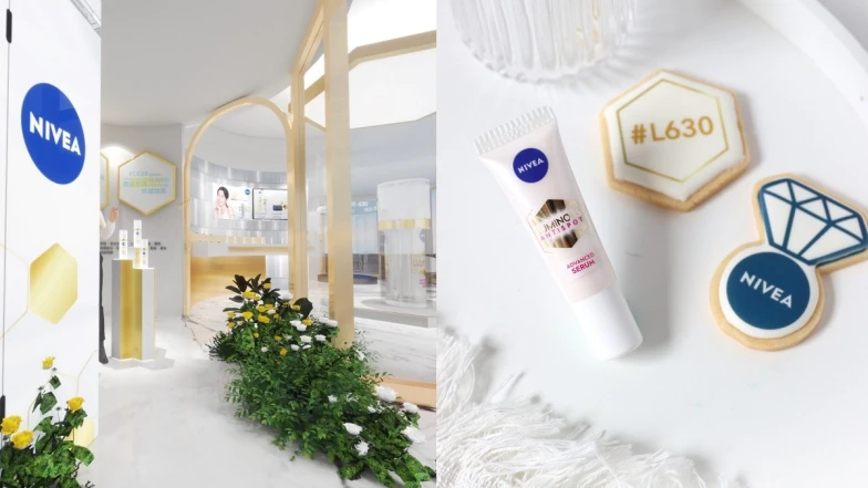 這個新景點太美需要打卡炫一下！NIVEA 快閃店「L630煥白無瑕光屋」必須踩點～現場還能體驗爆紅美白新品L630淡斑精華，入內CHECK四大必逛亮點