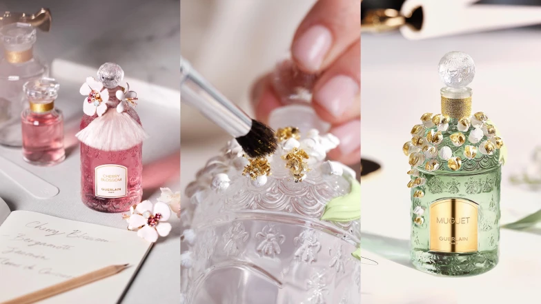 唯有嬌蘭能讓資深香迷心生悸動！「四月浪漫粉櫻、五月高雅鈴蘭．．．」限量難搶的嬌蘭蜂印瓶不單是香水更蘊含非凡藝術，香水界一年一度就等這刻！