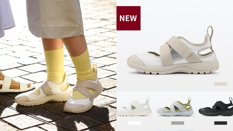 無印良品終於引進「休閒涼鞋」！4款中性色可愛好搭、挖洞設計久走不悶熱，台灣官網立刻缺貨