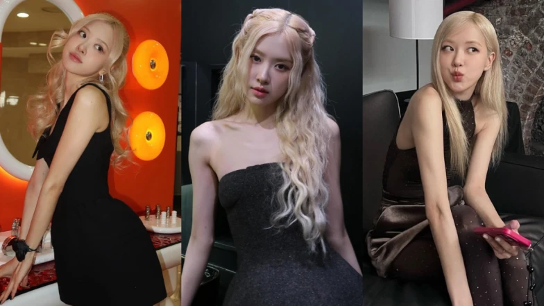 打開Rosé的小黑裙教科書：5套One Piece黑色洋裝造型，一件穿出個性公主風