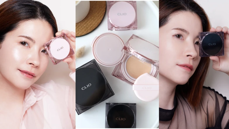 韓國愛豆安俞眞高級美光肌快學！CLIO小粉盒光澤水潤vs小黑盒柔霧無瑕，氣墊雙后製造宛若天生好皮！隨身袖珍版更要收，顏值持久不下線！