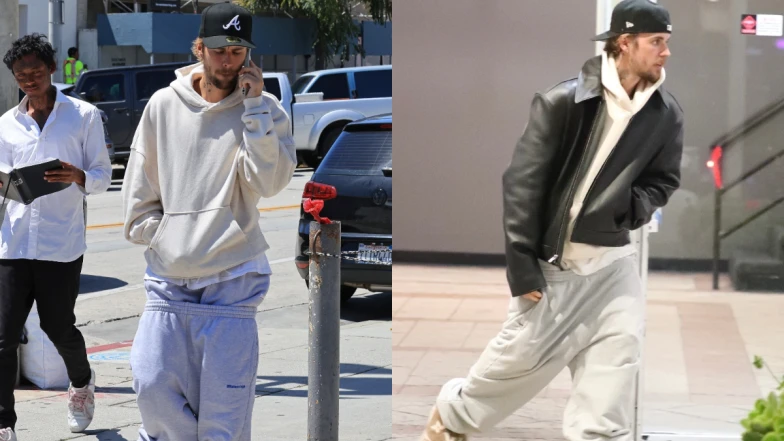 小賈斯汀最新「雙層垮褲」穿搭你Get到了嗎？網友最好奇：為什麼不會掉？