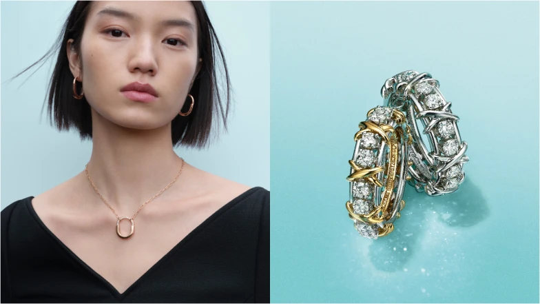 TIFFANY見證永恆之愛與承諾，摩登設計超越性別界限，展現獨特風範，為每對戀人寫下最動人的愛的語言。