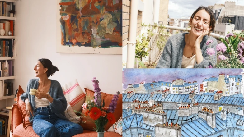 巴黎女子｜插畫&amp;針織藝術家 Camille Witt 眼中的法式光景：「巴黎的美，藏在瑣碎的日常中。」