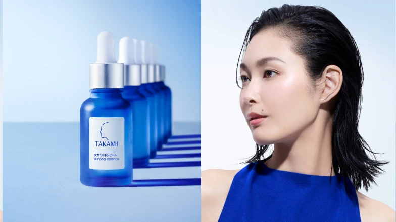 盛夏護膚減法保養，敏感肌專家TAKAMI角質道小藍瓶， 獨創清透系肌膚美學，不只磨平毛孔顆粒肌膚更煥亮發光！
