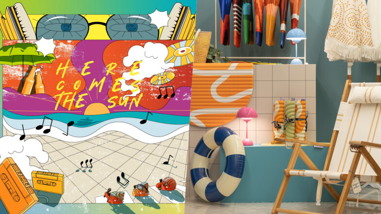 夏天理想生活方案！瑪黑家居〈Here Comes the Sun〉透過繽紛色彩、宜人香氛、弛放樂音探索熱情夏季日常