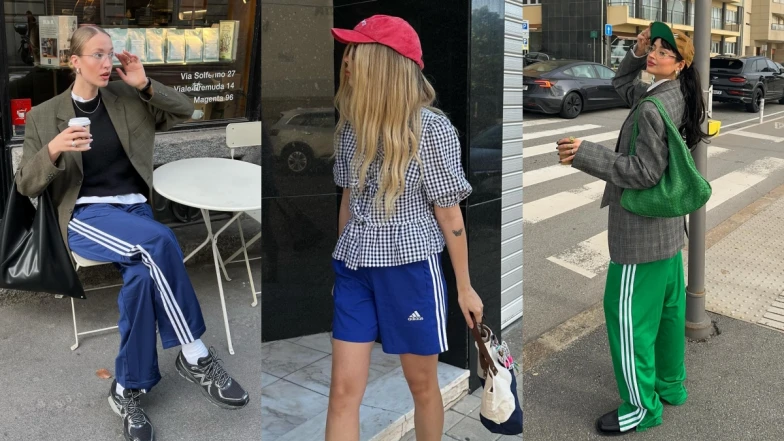 夏季時尚需要這三條線！adidas復古三線褲熱潮襲來，10種穿搭公式輕鬆跟上