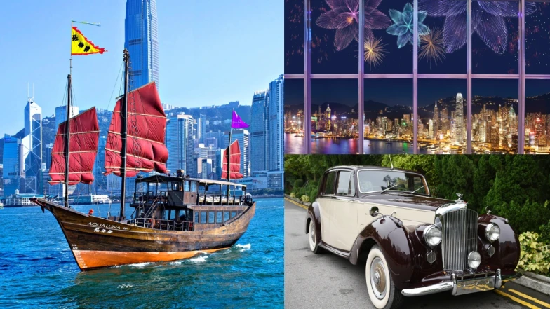 香港6大輕奢升級版玩法！勞斯萊斯遊街、100樓晚餐、搭紅帆船飽覽維港