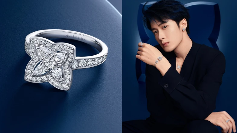 《長相思》男神檀健次出任De Beers代言人，七夕獻蓮花美鑽寄情「煥新」璀璨