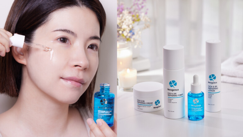 炎夏到秋老虎換季的泛紅、乾癢、緊繃問題～皮膚科醫生推薦這款3天退紅舒敏超有感*！M編也愛用的Neogence霓淨思積雪草B5系列！