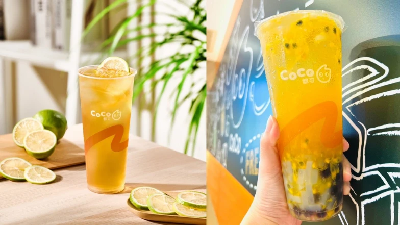 網友炸裂好評的神仙茶飲—CoCo都可「百香雙響炮」，百香果酸甜搭配珍珠椰果的絕佳口感，還有檸檬烏龍的清爽茶香，酸甜不膩、清新回甘，網友心中無可取代的經典飲品！