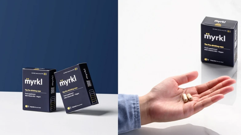 來自瑞典最健康的飲前對策，myrkl醚立克益生菌膠囊輕鬆應對社交應酬