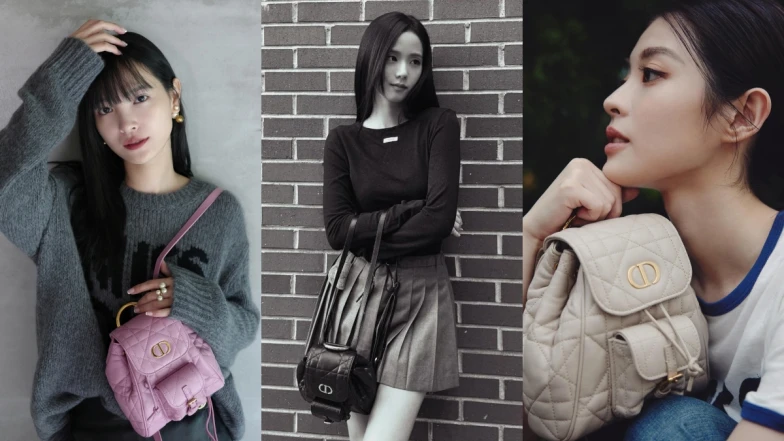 【包你入坑5原因】Dior全新「Caro後背包」Jisoo愛用中,籐格紋包身、多種色選實搭又耐看