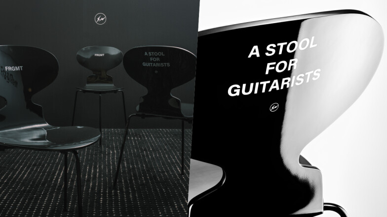 藤原浩再出手！Fragment Design x Fritz Hansen 合作推出為吉他手量身訂做的三腳蟻椅「Ant™」，發布後即秒殺完售