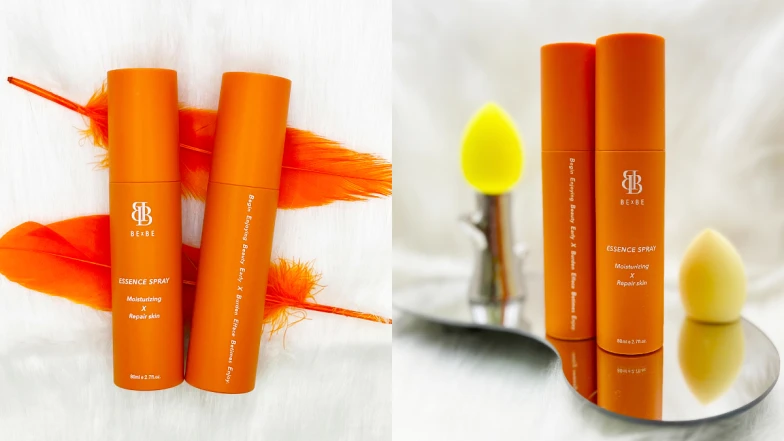 肌膚水感革命！台灣新創保養品牌「BExBE」多功效保濕修復精華噴霧，保濕定妝一瓶搞定
