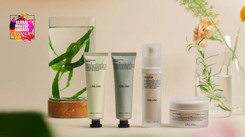 是誰？連獲英國全球美妝大賞5大獎！LINLANG入冬用獨家植物科學技術，讓發光精華、全效修護霜深度穩定膚況，沉浸式的治癒疲憊肌，真好～