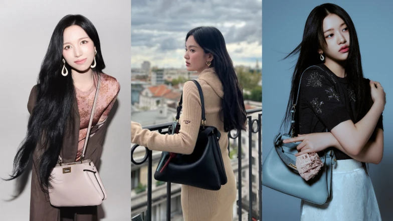 宋慧喬愛包Fendi Peekaboo Soft縮小變可愛了！看Mina、安俞真率先示範不同風格