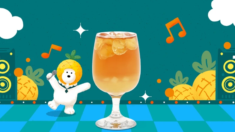 可不可「旺情水」來了！鳳梨紅茶酸甜爆擊，成哥吊飾、限定杯套必收