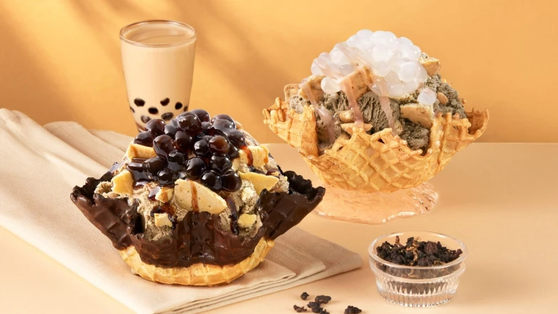 酷聖石春季限定！黑糖珍烏龍、桃氣玉烏龍冰淇淋必吃，星宇航空聯名冰品同步開賣