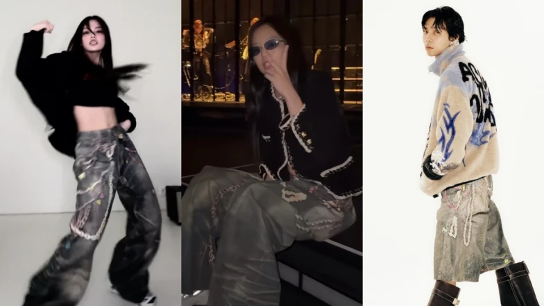 Jennie、Johnny都上身的「糖果鍊褲」！Acne Studios 3D印刷打造話題新寵