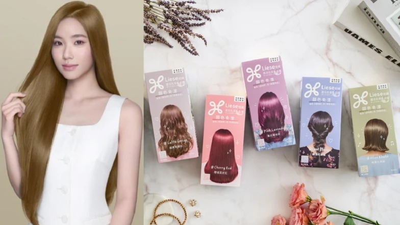 不用漂髮也可染出透明感！日本莉婕「凝膠染」革新「免漂顯色」黑科技，Z世代時尚新星許韶恩Lily大玩時尚髮色，6色盡顯高級質感！