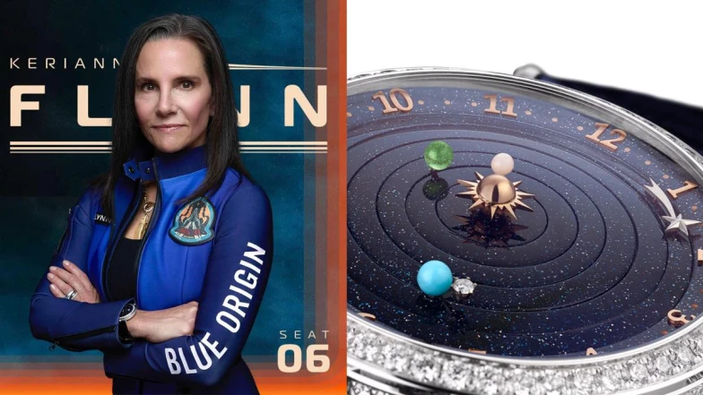 不只凱蒂佩芮，Van Cleef &amp; Arpels也搭乘「藍源」，用錶一圓天文夢？