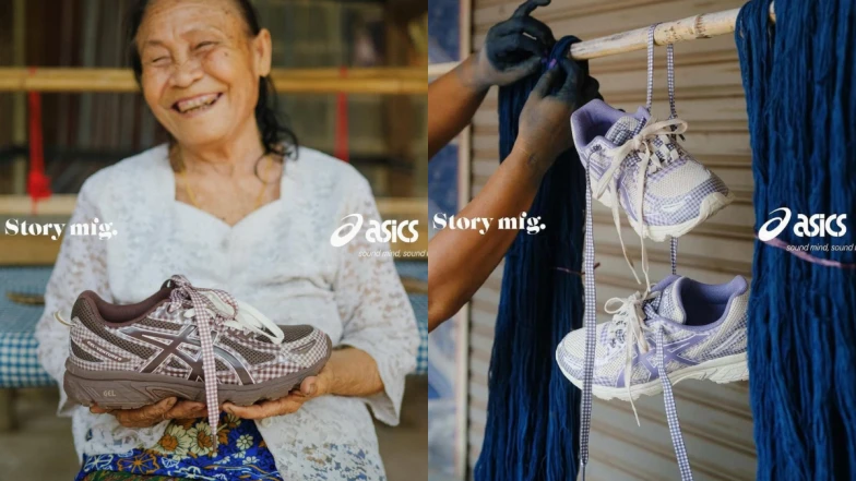 最可愛亞瑟士非這雙莫屬！ASICS x Story mfg.聯名俏皮格紋、夏季配色…拿捏浪漫少女心