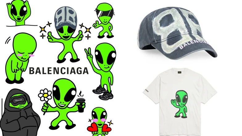 Balenciaga免費貼圖、桌布快下載！巴黎世家時髦慶祝外星人日，同款單品一併推薦給你