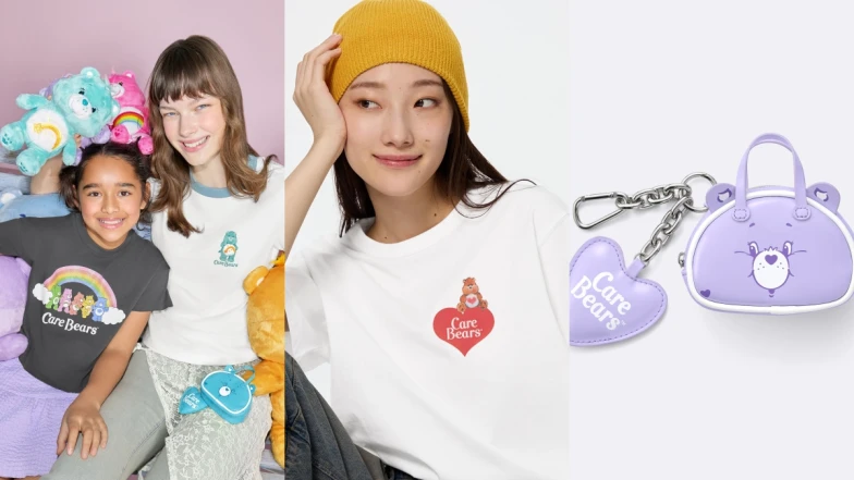 GU、Care Bears聯名公開！彩虹熊印花上衣、迷你包掛可愛必收，春夏單品折扣開跑