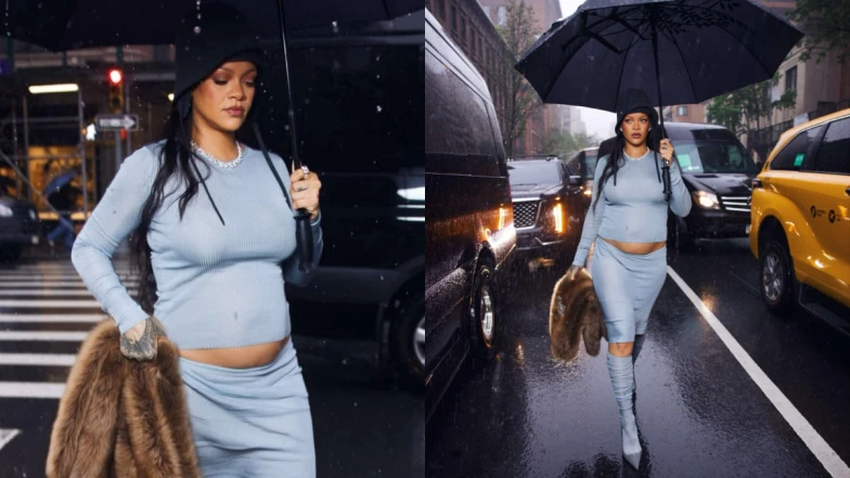 Rihanna蕾哈娜懷第三胎了！Met Gala 2025孕肚再度成焦點，與A$AP Rocky迎來第三個孩子