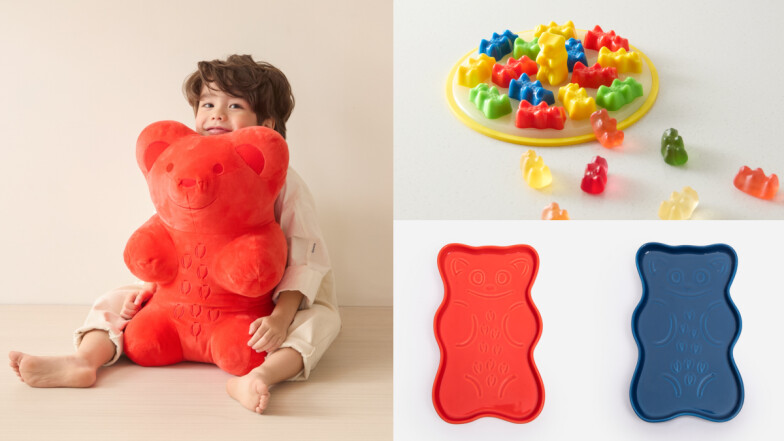 HOLA x HARIBO小熊軟糖9款超可愛聯名！48公分抱枕、繽紛點心盤噴發多巴胺