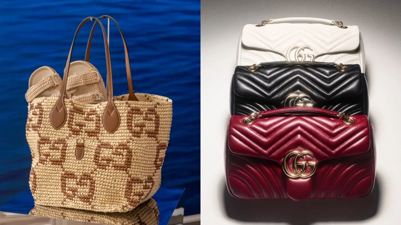 Gucci夏日草編包3選、經典GG Marmont改版升級了！2025 Lido度假系列帶你來到義大利海濱品嚐Gelato