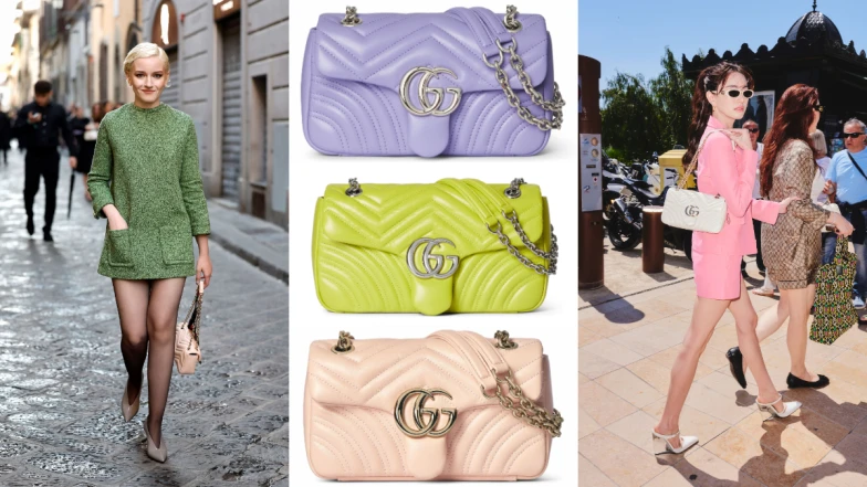 歐美名人搶先示範！GUCCI GG Marmont 全新 Sorbet 雪酪色系列包款入手資訊、搭配技巧一次看
