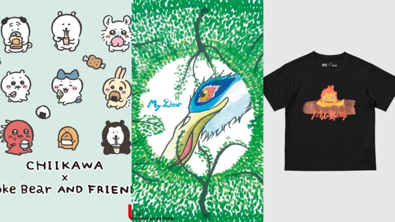 Uniqlo本月值得注目的兩大聯名！吉伊卡哇＋自嘲熊、吉卜力工作室8動畫帶你看