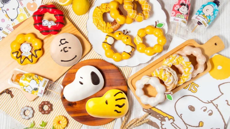 SNOOPY粉快衝！Mister Donut聯手史努比推第二彈，3款造型甜甜圈、限定周邊超欠收