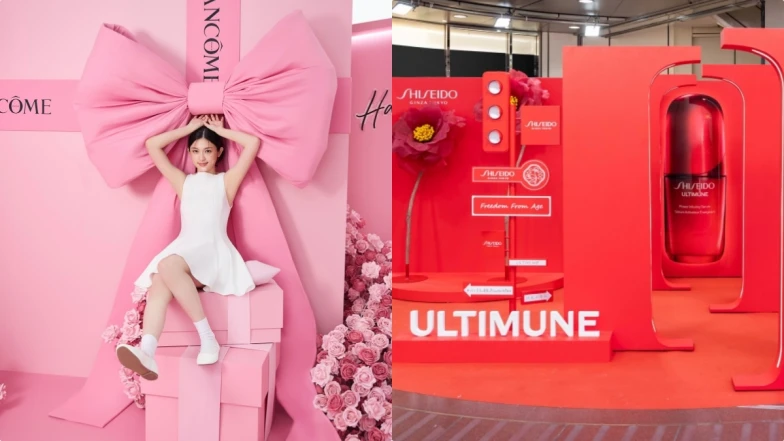 2025美妝拍照活動：蘭蔻粉紅幸福快閃店、資生堂「最上鏡攝影活動」、雅詩蘭黛粉持久冰紛玩色Café