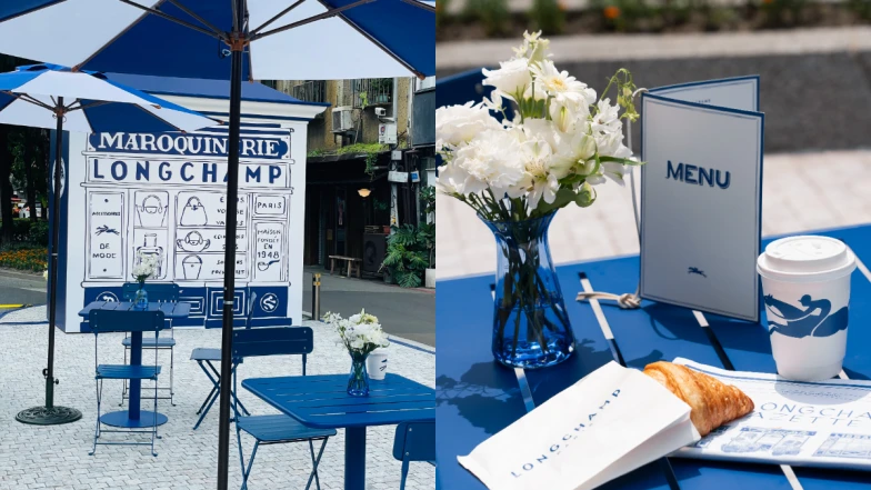 Longchamp台北中山快閃必逛4個體驗：咖啡、麵包、鮮花與似顏繪漫步藍色巴黎，時間地點一次看