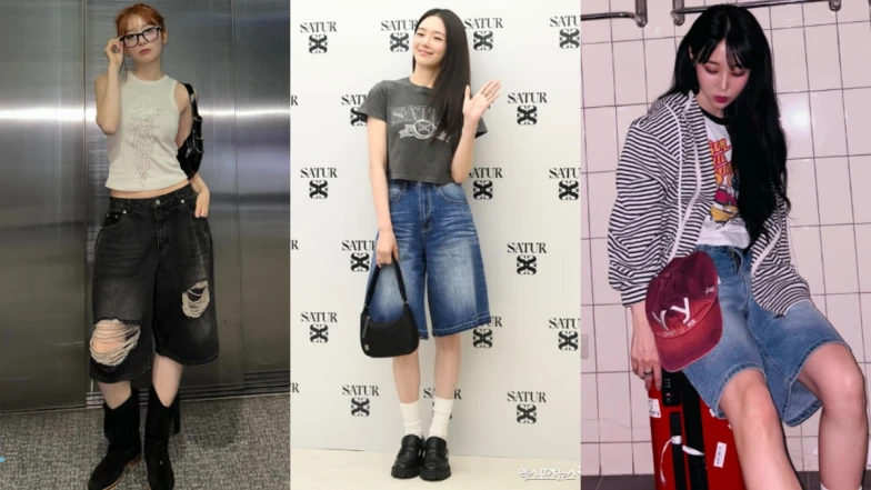 2025超紅「Jorts短褲」買了不會穿？6韓星穿搭思路：Winter、朴圭瑛同款甜酷風女孩必學！